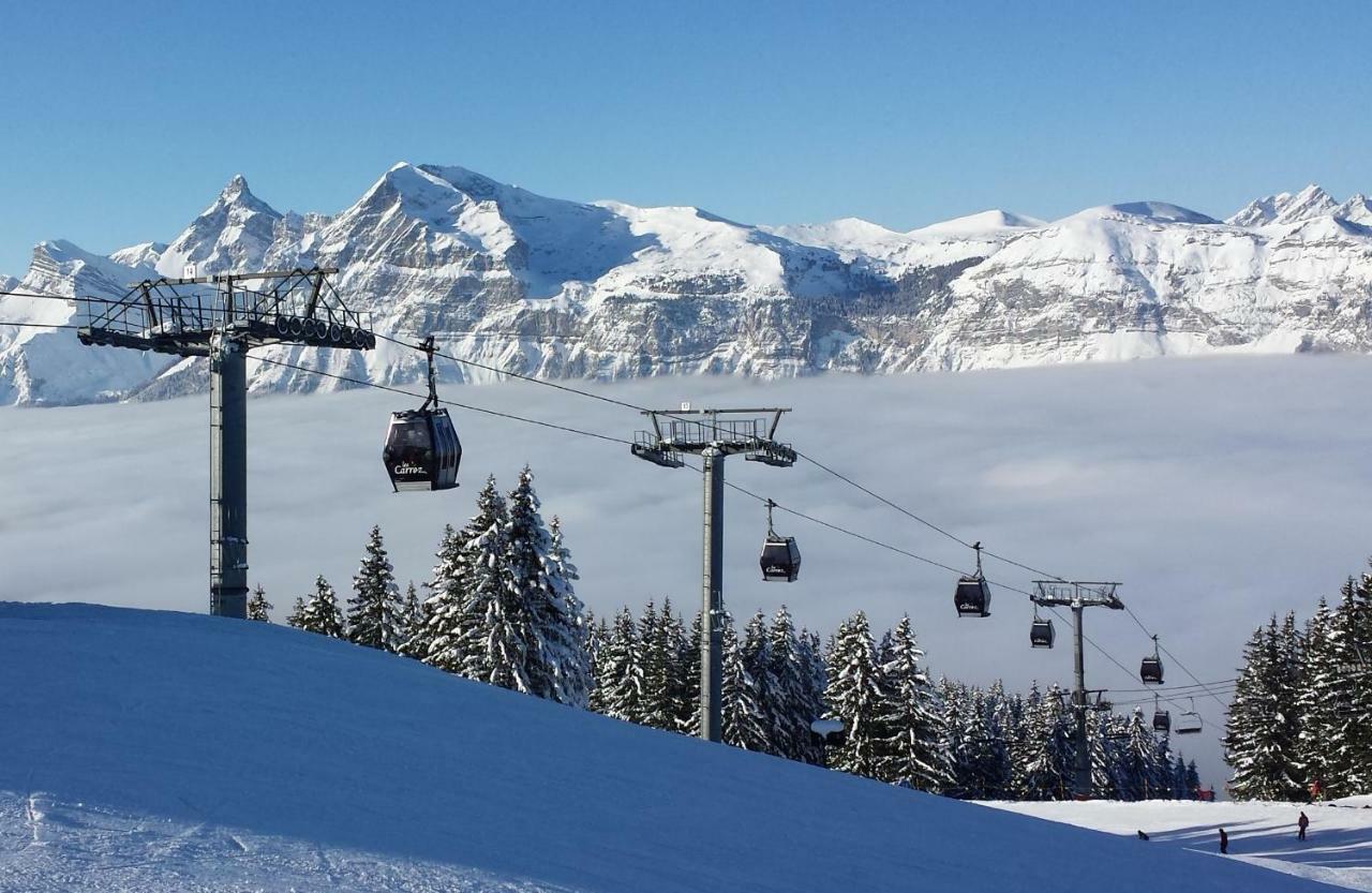Bellevue Centre, Wifi, Mountain View Apartment Les Carroz d'Araches Bagian luar foto