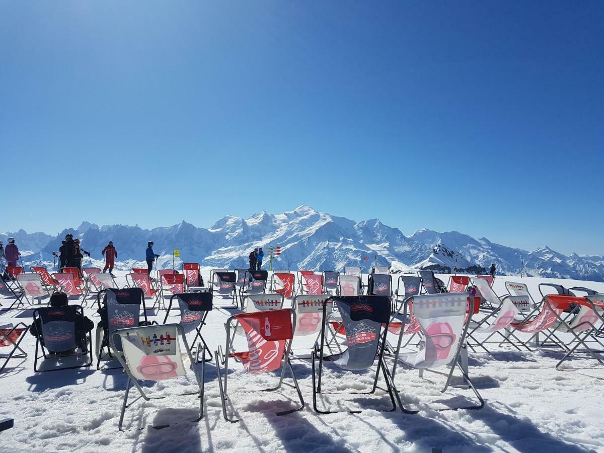 Bellevue Centre, Wifi, Mountain View Apartment Les Carroz d'Araches Bagian luar foto